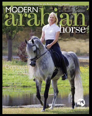 Mirage V++// graces the cover of Modern Arabian Horse magazine